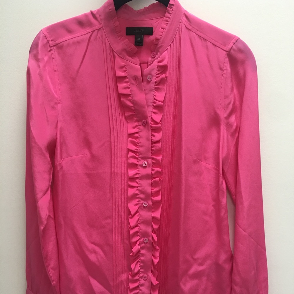 J.Crew ruffle blouse